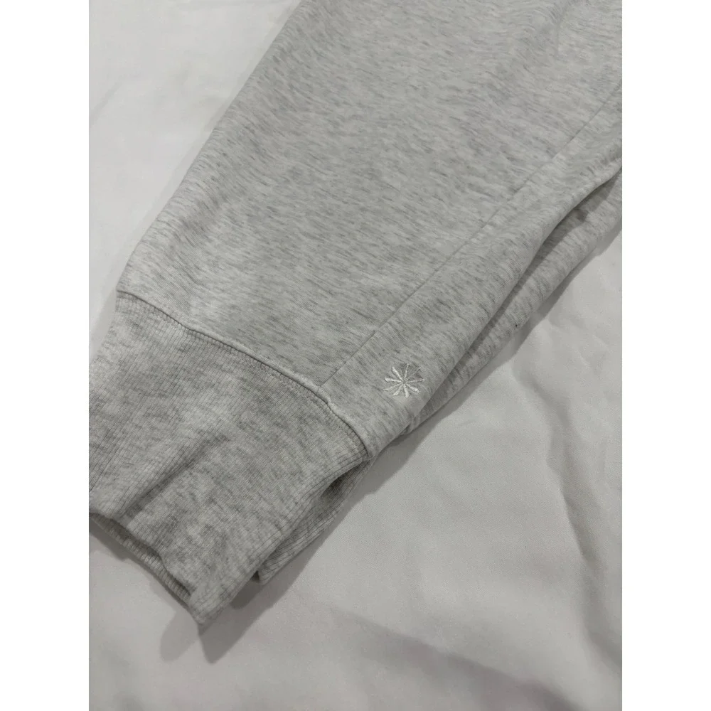 Athleta Coaster Luxe Jogger Light Heather Grey Size Large Soft Stretch Cozy 28" - Picture 4 of 9